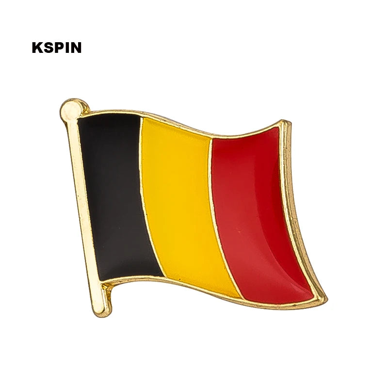32 Team National Flag Metal Pins