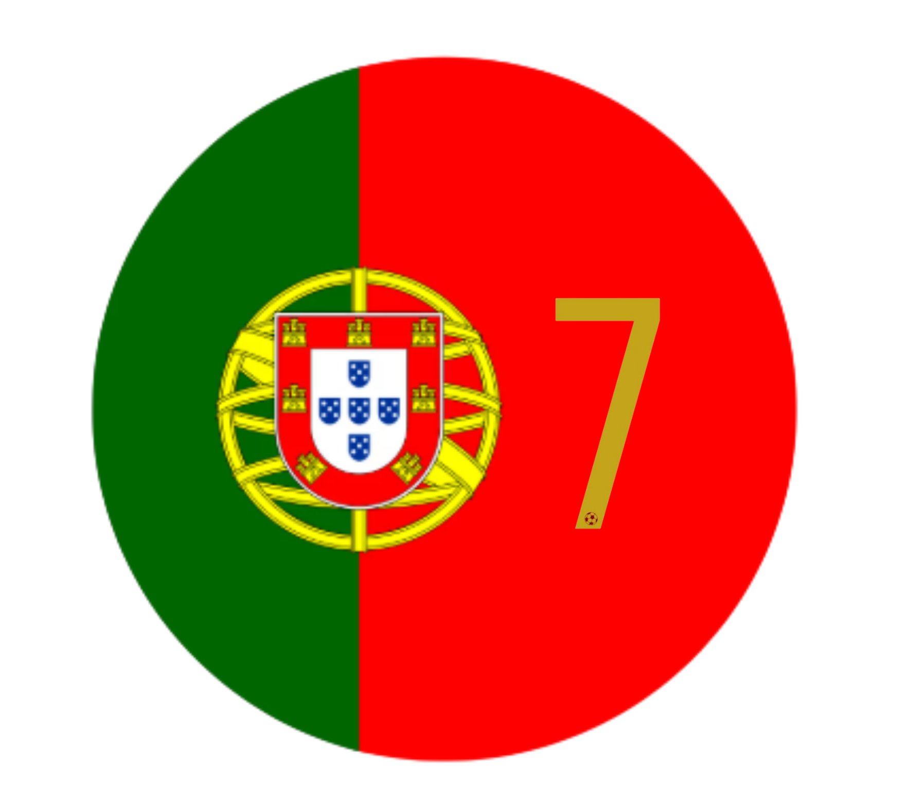 Portugal Soccer Fan Sticker – World Cup 2026