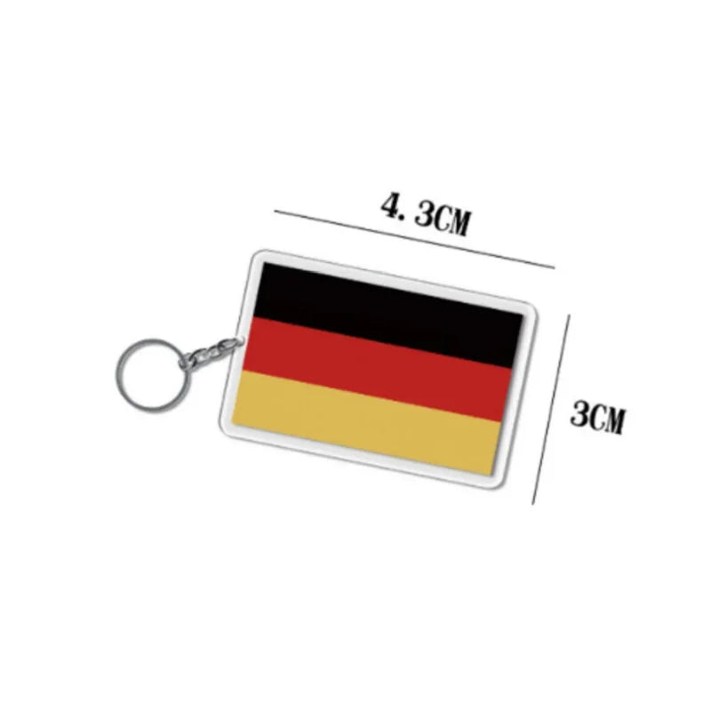 National Flag Keychains