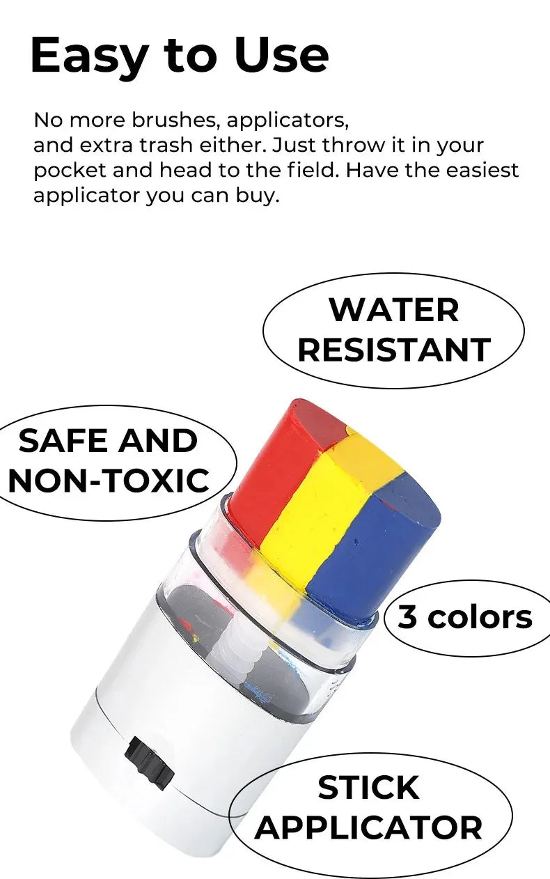 National Flag Facial Painting Paste